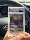 2019 POKEMON SUN & MOON TEAM UP #53 GENGAR & MIMIKYU GX PSA 9