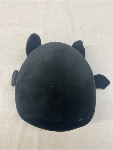 100 % AUTHENTISCH OHNE ETIKETT Squishmallow EMILY BAT 8 Zoll schwarz grau Kellytoy - Bild 3 von 3