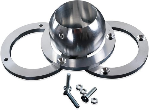 Billet Aluminum Steering Column Swivel Floor Mount for 2" Columns SBC BBC 350US - Picture 8 of 8