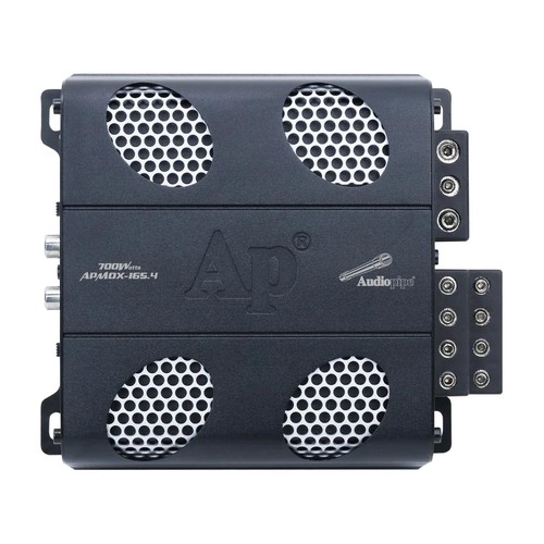 Audiopipemap Apmox-4130 Audiopipe 4 Kanal Motorrad Verstärker 660W RMS - Bild 2 von 6
