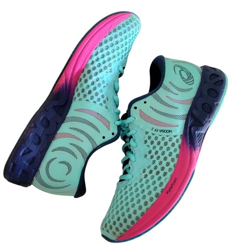 Asics Noosa FF Damen-Sportschuh blau/türkis/pink T869N Größe 7 - Bild 3 von 10