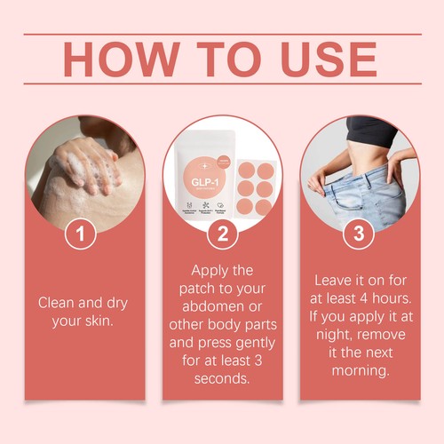 GLP-1 Pflaster L Glutamin Berberin Chrom Granatapfel & Zimt - 30 Stück - Bild 10 von 12