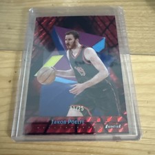 2024-25 Topps Finest JAKOB POELTL Common Red Black Geometric 11/25 #90