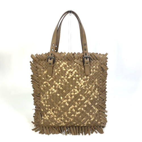 BOTTEGA VENETA 239898 Intrecciato  Tote Bag Leather Beige - Foto 2 di 13