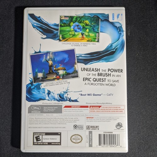 Wii Disney Epic Mickey - Picture 2 of 5