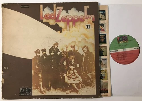Led Zeppelin II LP 1969 SD 8236 RL HOT MIX BOTH SIDES! GOOD STARTER AS-IS