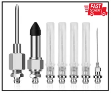 Grease Gun Needle Tip Kit 7 Pcs,Bearing Needle Nozzle Fitting Injector Tool
