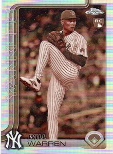 2025 Topps Chrome Sepia Refractors #81 Will Warren RC Rookie Card