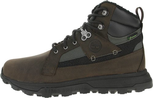 Timberland Hombres 11 Treeline Trek Invierno Impermeables Marrón Oscuro Grano Completo Botas - Imagen 3 de 14
