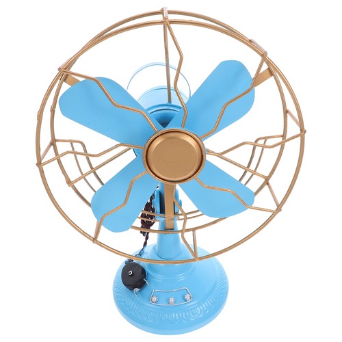 Vintage Tischventilator Modell altmodisch Metall Fächer Ornament Fotografie Requisite - Bild 11 von 12