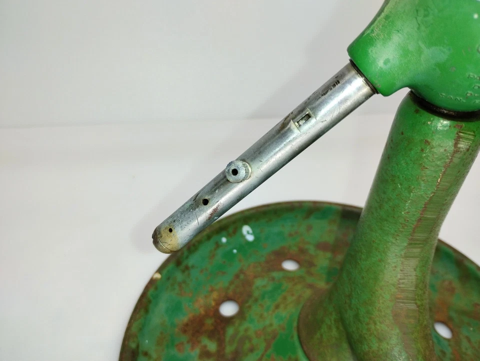 Старинный Sunbeam дождя King модель K-2A разбрызгиватель зеленый чугун патина работает - Изображение 4 из 4