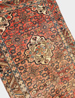 2'9"x13'9" ANTIQUE HAND KNOTTED CAUCASIAN TABRIZi SERAPE TRIBAL WOOL RUG RUNNER