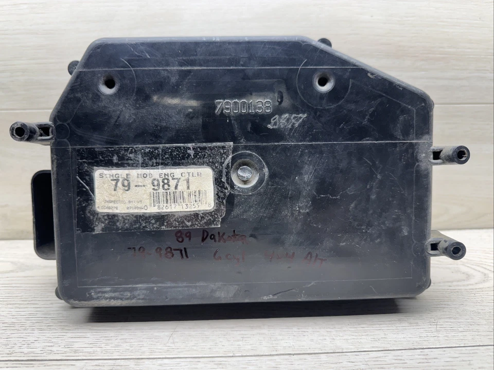 Engine Control Module (ECM) 79-9871 fits 1989 Dodge Dakota 3.9L-V6 - Image 3 of 4