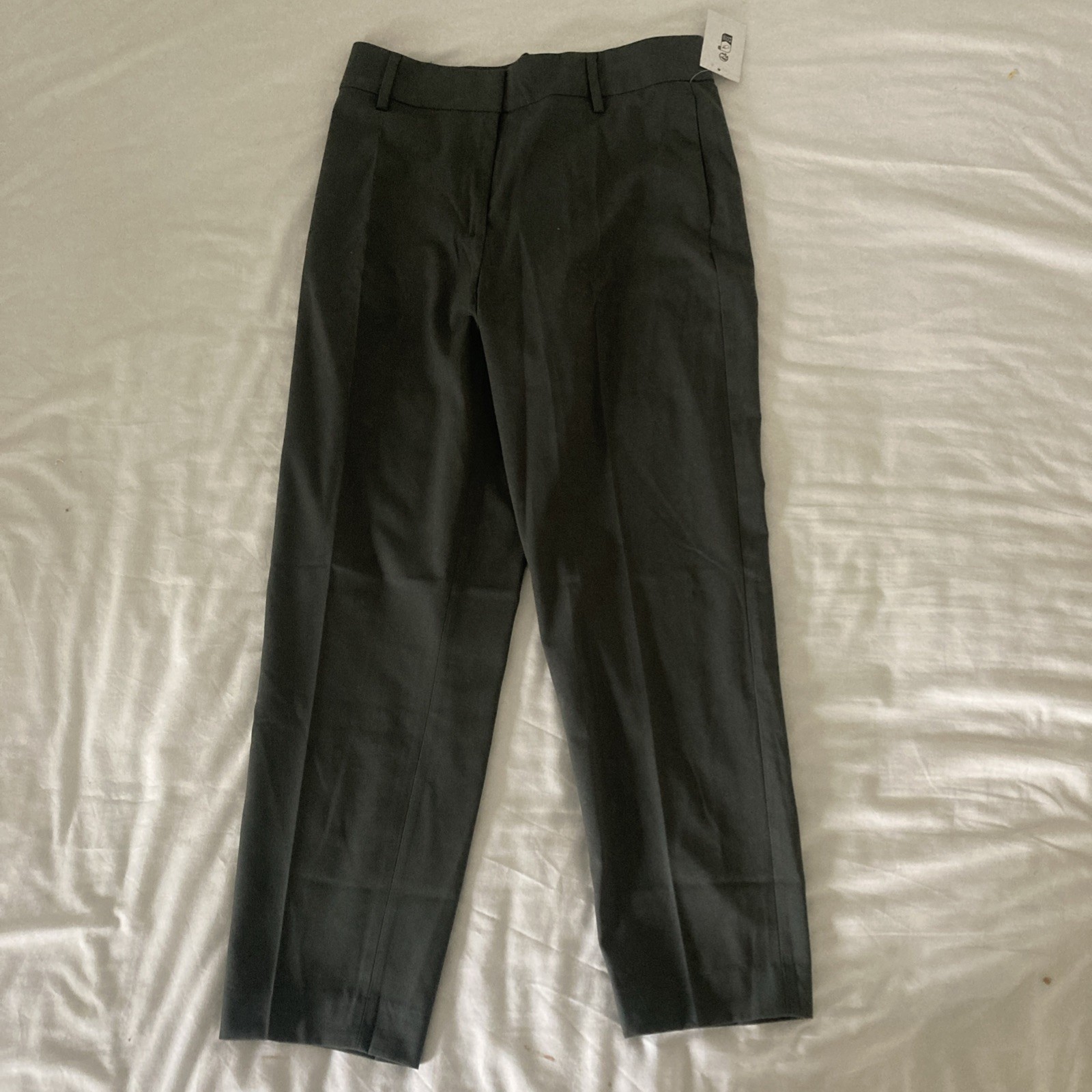 H&M trousers green women’s trousers uk size 12, waist 30 - 30.5 ins, new w/ tag