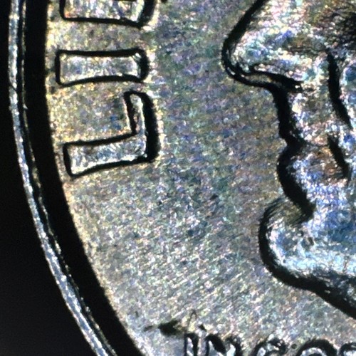 1994 P Roosevelt Dime With Errors, DDO, Double Rim, Die Chip, Filled "4" In 1994 - Bild 6 von 23