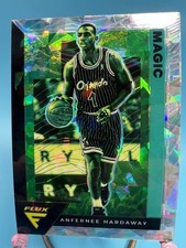 2020-21 Panini Flux Anfernee Hardaway Silver Pulsar Prizm Card 197 Orlando Magic