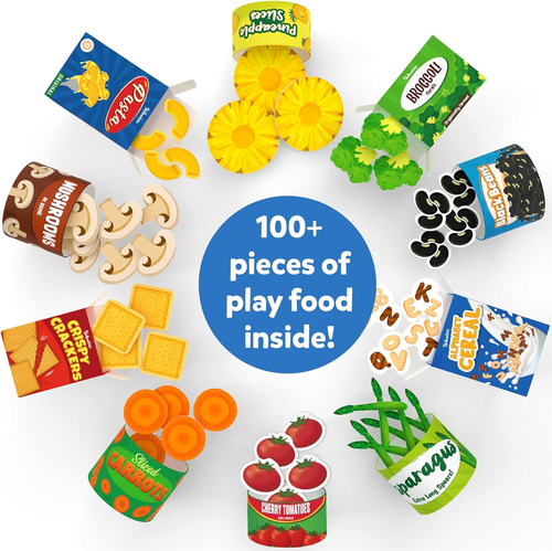 Grocery Set - 100+ Pieces, Play Foods, Realistic Pretend Play Toys, Kids Kitchen - Picture 5 of 12
