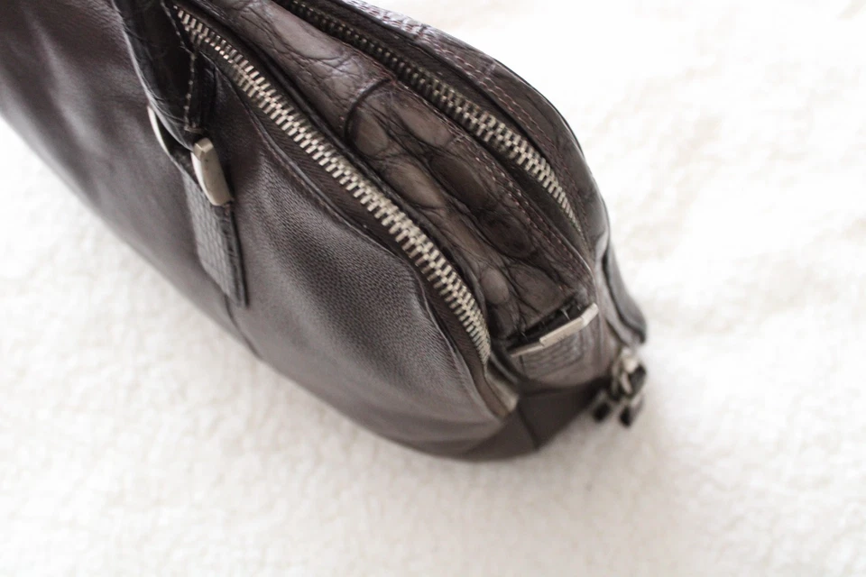 Bolsa Brioni Crocodile Weekender US$ 25.000, Ultra Rara e 100% Autêntica!!! - Imagem 4 de 4