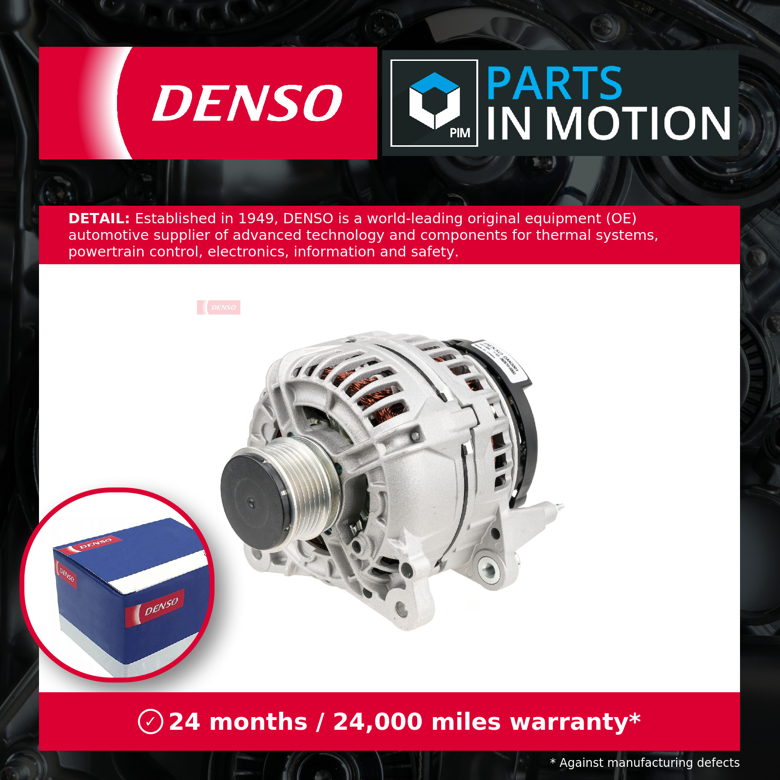 Denso Alternator - DAN3001 - Built to OE Standards for a First Time Fit - Image 48
