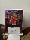 2024 Prizm Draft Picks Malaki Branham Auto Rookie RC Purple Pulsar FOTL /15