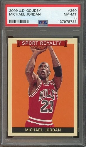 2009 Upper Deck Goudey #260 Michael Jordan NM-MT PSA 8 Chicago Bulls 8738