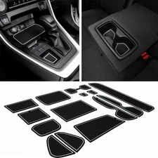 Center Console, Door, Cup Holder Liner Mat Accessories FOR Toyota Rav4 2019-25