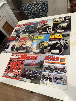 Cycle World Magazine Year 1984 Vintage Motorcycle Racing 11 Issue Lot! - Image 1 of 3