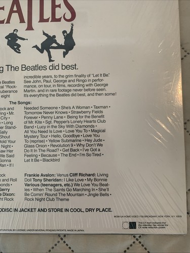 1982-83 The Compleat Beatles Laserdisc Edition LD Delilah Films Stereo - Picture 9 of 14