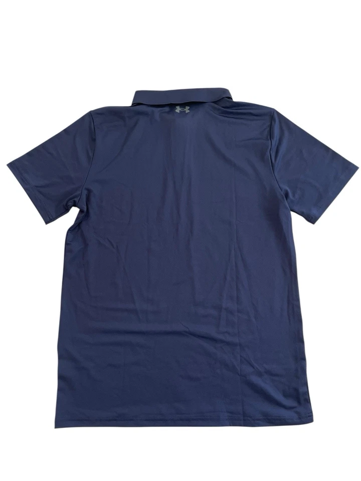 Новый под Armour молодежи мальчиков производительности рубашка-поло свободного кроя эластичной синий размер YXL - Изображение 2 из 4
