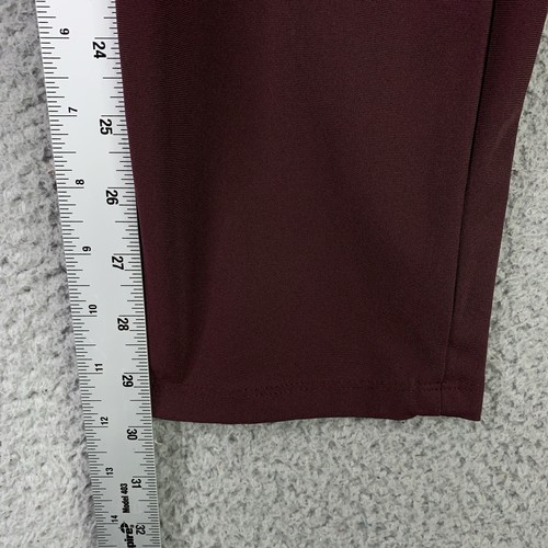 Lululemon Pants Mens 31 Burgundy Maroon Commission Classic Fit ABC Warpstreme - Picture 8 of 16