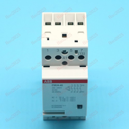 one NEW Abb Building type contactor ESB24-40 220-230V 24A Free shipping - Picture 2 of 6