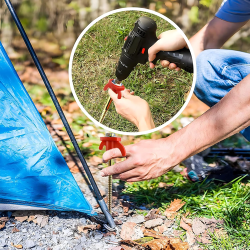 Picchetti Tenda, Picchetti Campeggio, Picchetti per Accessori Da Campeggio per T - Foto 4 di 12