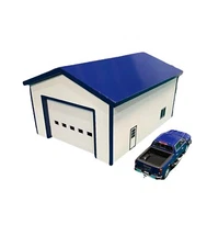 1/64 One Door Shop 30x40 Farm Toy. Display Building. Hand Built.