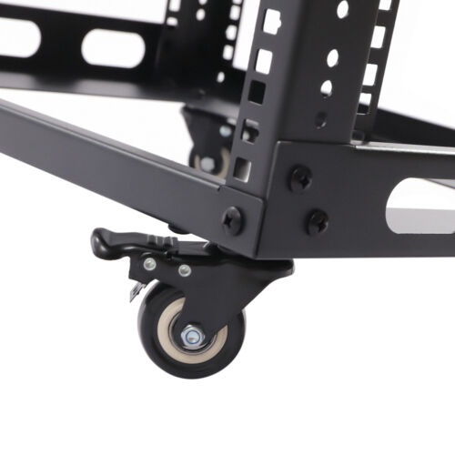 18U 18.5" 4 Post Open Frame Network Server Rack Adjustable Partition 0-31.5'' US - Picture 6 of 15