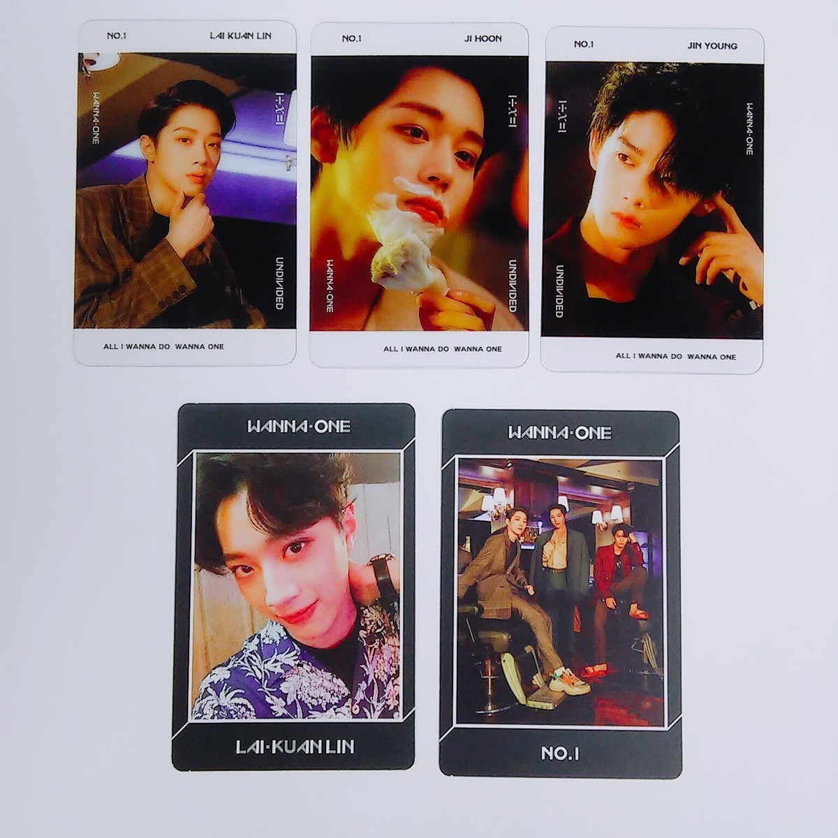 Wanna One Photocard UNDIVIDED No. 1 Version Photo Card + Gift