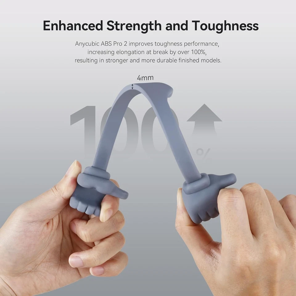 10-100KG ANYCUBIC ABS-Like Resin Pro 2 3D Printer Hardness Toughness Resin Lot - Image 3 of 4