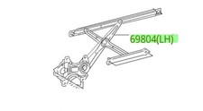 Toyota Tacoma Driver Door Automatic Window Regulator Genuine OEM OE