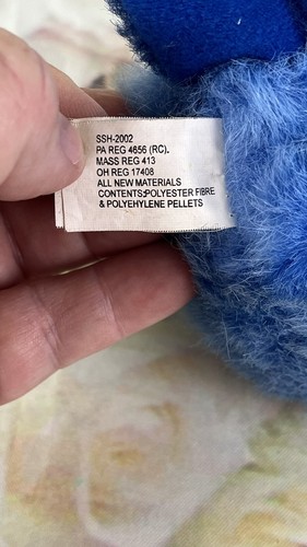 K & M International Audubon Society Bird Blue Plush Grosbeak Works CHIRPS 2002 - Picture 9 of 11