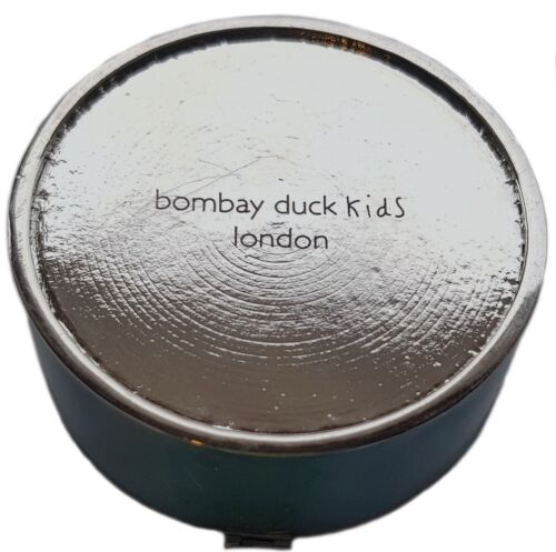 6.5cm TRINKET BOX Metal ELEPHANT Blue Green Enamel BOMBAY DUCK Child Baby GIFT - Picture 15 of 17