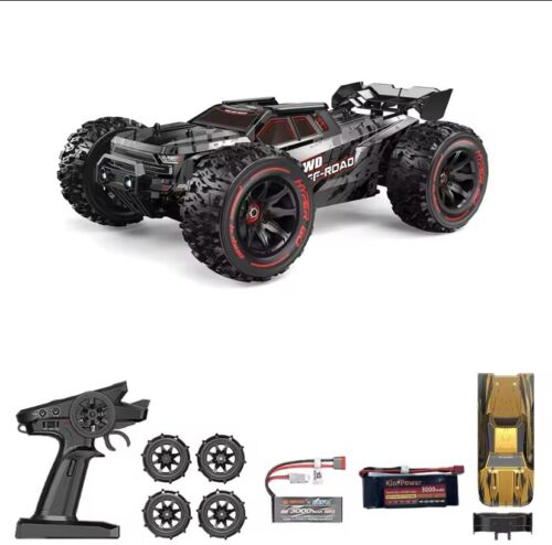 MJX HYPER GO 14210 RC CAR 4WD 1/14 BRUSHLESS 75KMH RC BASHER TRUCK W/EXTRAS V2.0