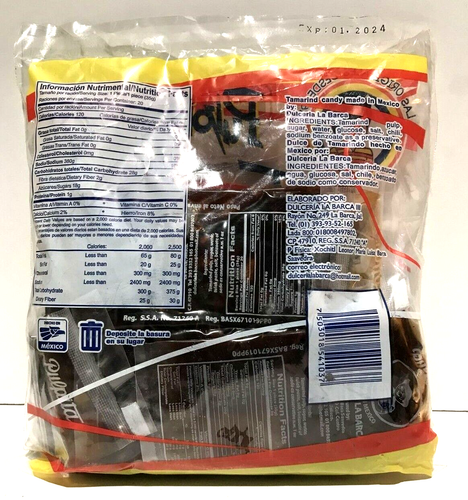2 Stück Pulpa de Tamarindo. Mex Tamarinde Zellstoff 20 Ind Packungen je 700gr/1,9lbs - Bild 2 von 3