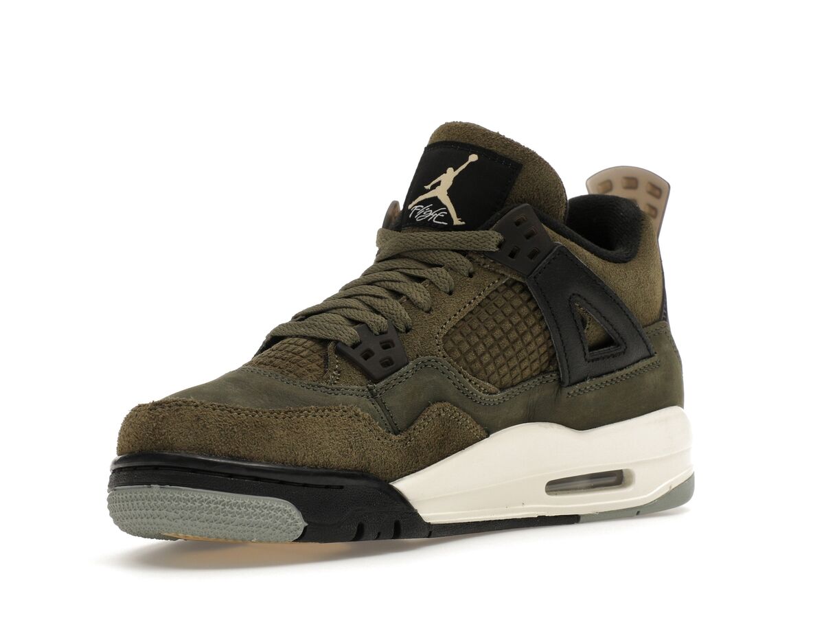 Size 4 (GS) - Jordan 4 SE Retro Low Craft - Olive for sale Size 4 (GS) - Jordan 4 SE Retro Low Craft - Olive for sale