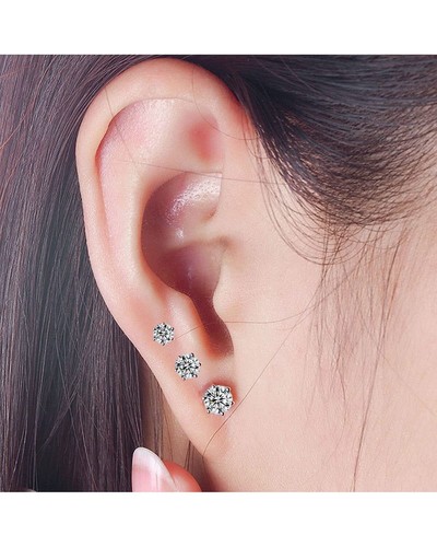 4 Pack Ear Piercing Gun Kit Disposable Ear Piercing Gun with Silver Earring S... - Picture 5 of 6