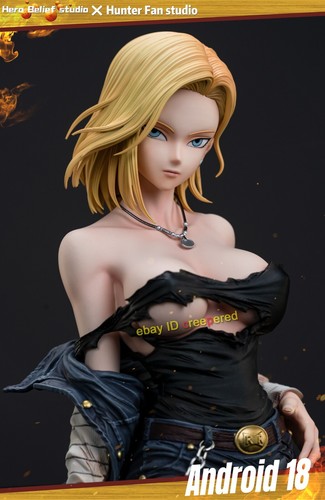 Hero belief Hunter fan hb Android 18 1/6 Resin Statue Painted Dragon Ball 2 head - Picture 9 of 10