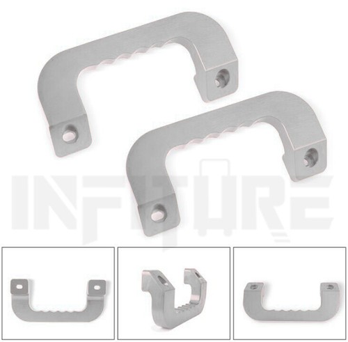 2x Door Armrest Grap Handrail Cover Aluminum Alloy For Nissan Handle 350 E26 - Picture 5 of 7