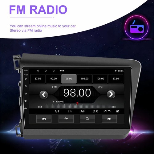 DAB+ 32GB Für Honda Civic 2012-2015 9" Android Autoradio GPS Navi Carplay Radio - Picture 15 of 21