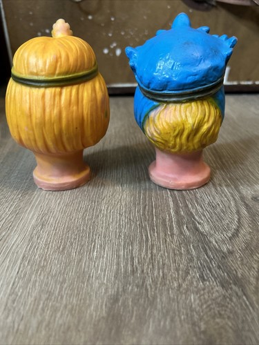 2 Vintage Fairy Tale hand puppet rubber heads - Used - Picture 3 of 10