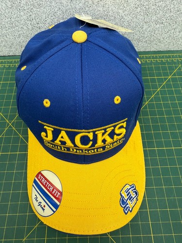 South Dakota State Jackrabbits Jacks Split Bar Embroidered Cap Hat by The Game - Picture 4 of 13