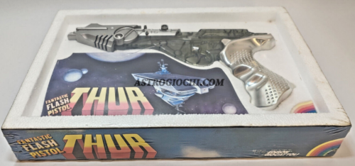 TH3 PROJECT SPACE FLASH PISTOL GUN THUR VINTAGE '70 NEW IN BOX EDISON TOYS - Picture 3 of 7