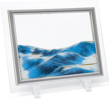Moving Sand Art Picture, Sandscape, Moving Desktop Art for Home Decor and Office